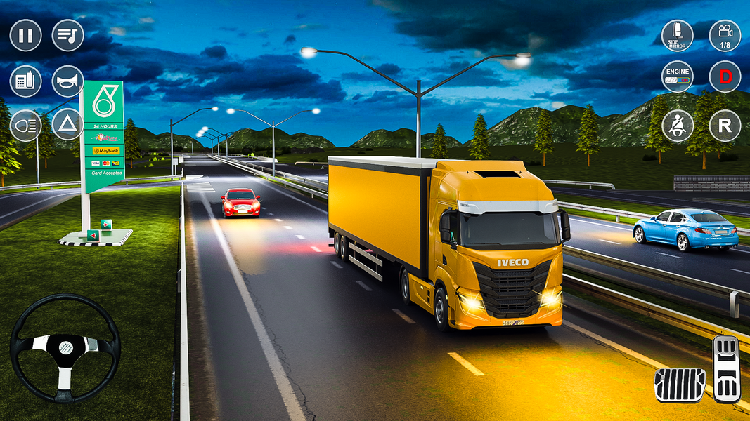 Truck Simulator US Truck Games - Gameplay image of android game