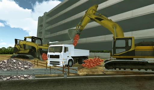 Mega Excavator Truck Transport - Gameplay image of android game