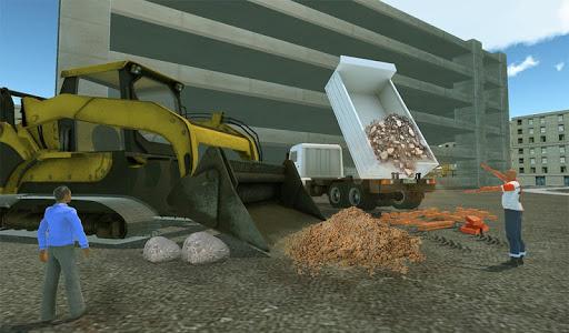 Mega Excavator Truck Transport - Gameplay image of android game