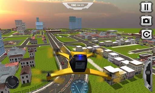 Drone Taxi Flying Car DXB - Gameplay image of android game