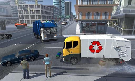 Road Garbage Dump Truck Driver - عکس بازی موبایلی اندروید