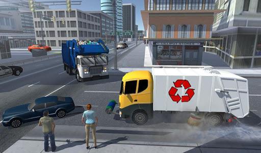 Road Garbage Dump Truck Driver - عکس بازی موبایلی اندروید