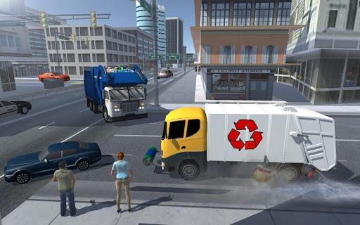 Road Garbage Dump Truck Driver - عکس بازی موبایلی اندروید
