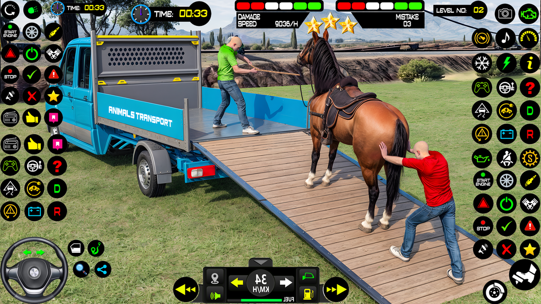 Real Animal Truck Wala Game - Gameplay image of android game