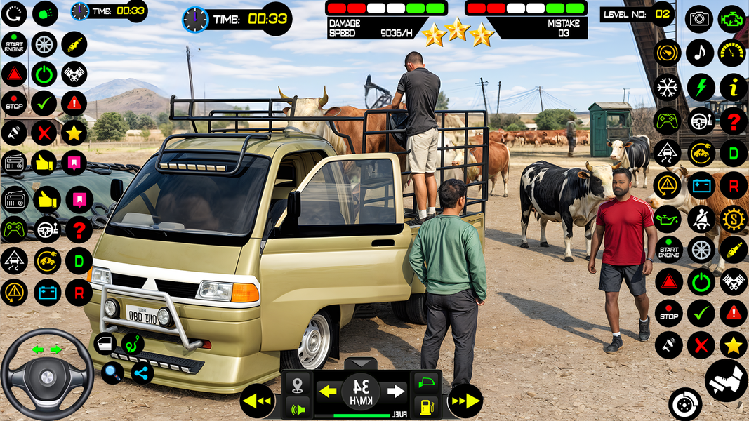 Real Animal Truck Wala Game - Gameplay image of android game