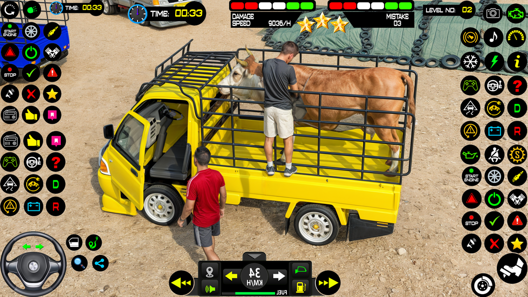 Real Animal Truck Wala Game - Gameplay image of android game
