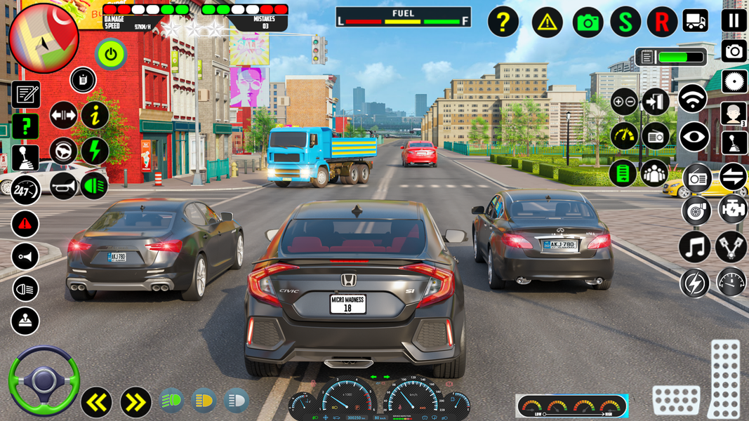 US Car Parking School Car Game - Gameplay image of android game