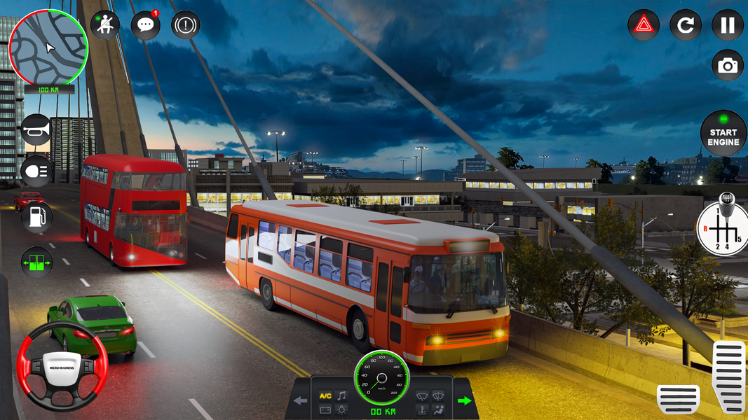 Bus Simulator Travel Bus Games - Gameplay image of android game