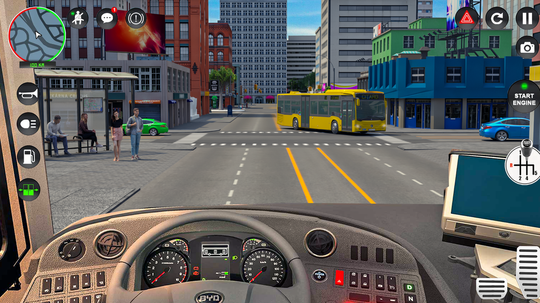 Bus Simulator Travel Bus Games - Gameplay image of android game