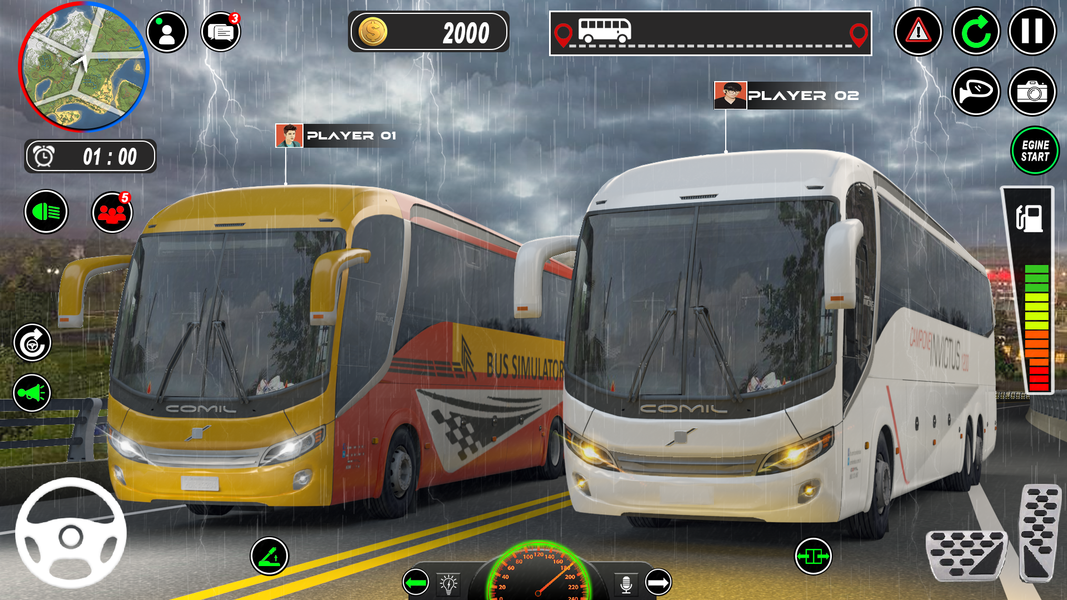 Bus Simulator Travel Bus Games - Gameplay image of android game