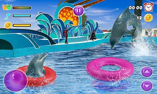 Dolphin Water Stunts Show - Gameplay image of android game