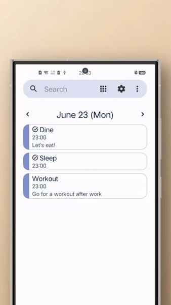 Calendar - Image screenshot of android app