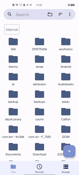 File Explorer - عکس برنامه موبایلی اندروید