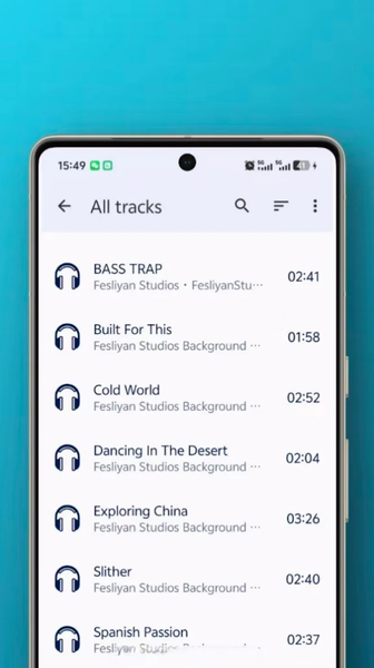 Music Player - Image screenshot of android app