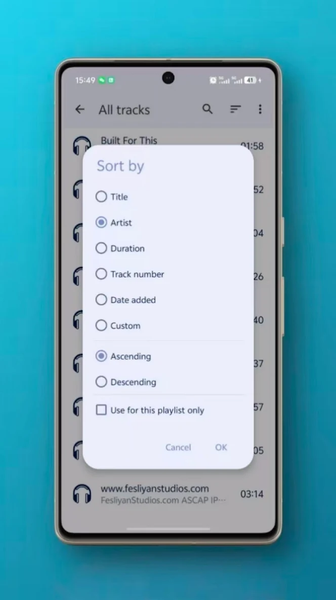 Music Player - Image screenshot of android app