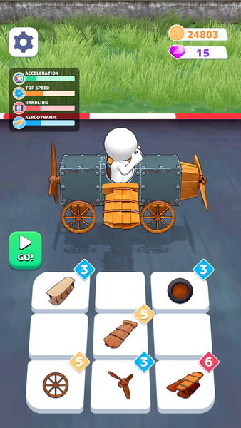 Fly Challenge: Build a Plane! - Gameplay image of android game