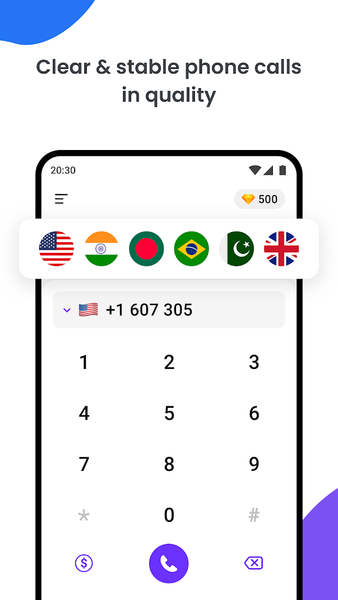 Duo Call - Dual Global Calling - عکس برنامه موبایلی اندروید