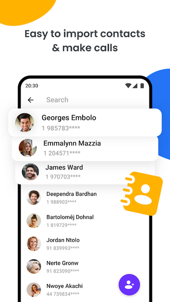 Duo Call - Dual Global Calling - عکس برنامه موبایلی اندروید