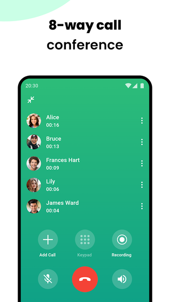 Hangout Voice - Global Calls - عکس برنامه موبایلی اندروید
