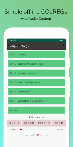 Simple Colregs - ROR - عکس برنامه موبایلی اندروید