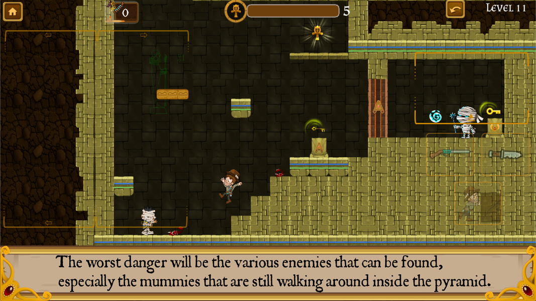 Escape Pharaoh's Tomb - عکس بازی موبایلی اندروید