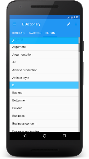 English Dictionary - Offline - Image screenshot of android app