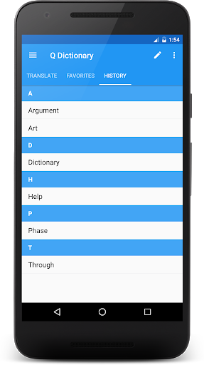 English Arabic Dictionary - عکس برنامه موبایلی اندروید