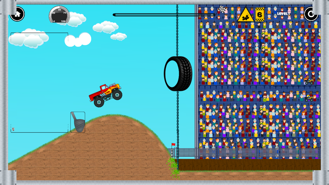 Monster Truck Rally - Gameplay image of android game