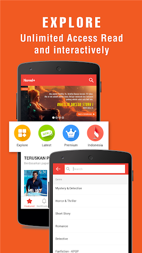 NovelPlus - Read.Write.Connect - عکس برنامه موبایلی اندروید