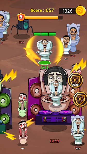 Toilet Monster Land - Image screenshot of android app