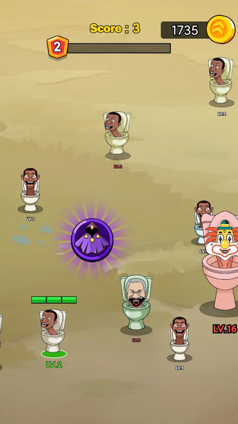 Toilet Monster Land - Image screenshot of android app