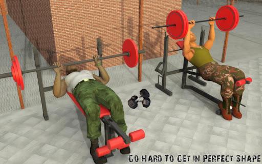 British Army Fitness Workout Test: Virtual Gym 3D - Gameplay image of android game