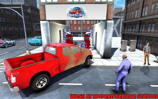 Real Car Wash Job: Gas Station Car Parking Games - Gameplay image of android game