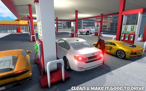 Real Car Wash Job: Gas Station Car Parking Games - Gameplay image of android game