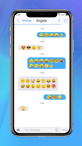 Messaging+ OS۱۱ Cute Emoji - عکس برنامه موبایلی اندروید