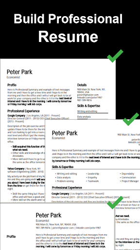 Resume Wizard US - Image screenshot of android app