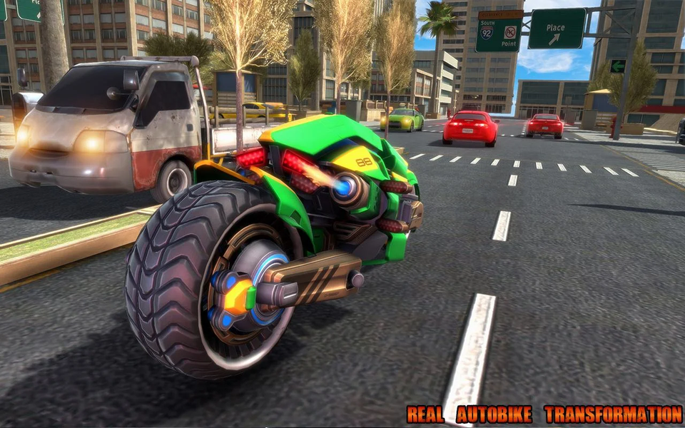 Real Motor Bike Simulator: Mul - Gameplay image of android game