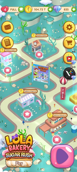 Kiko: Lola Bakery Tycoon - عکس بازی موبایلی اندروید