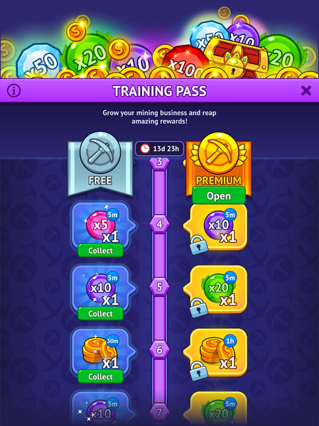 Mining Empire: Golden Tycoon - Gameplay image of android game