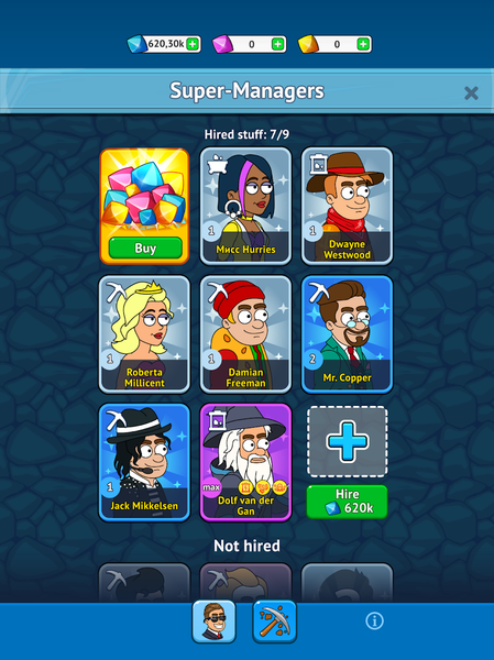 Mining Empire: Golden Tycoon - Gameplay image of android game