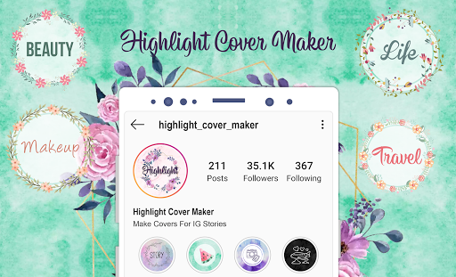 Highlight Cover Maker of Story - عکس برنامه موبایلی اندروید