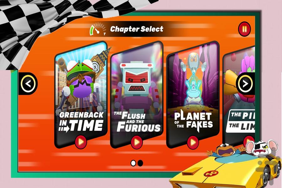 بازی ماشین موش قهرمان - عکس بازی موبایلی اندروید