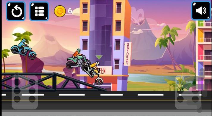 مسابقات موتور پرشی - Gameplay image of android game