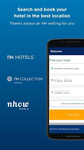 NH Hotel Group–Book your hotel - Image screenshot of android app