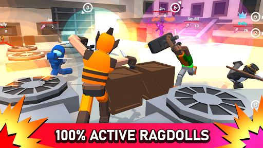 Smashgrounds.io: Ragdoll Arena - Gameplay image of android game