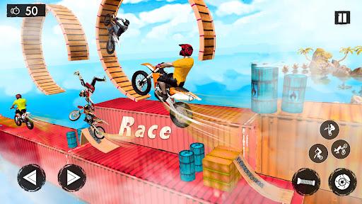 Bike Stunt Motorcycle Games - Gameplay image of android game