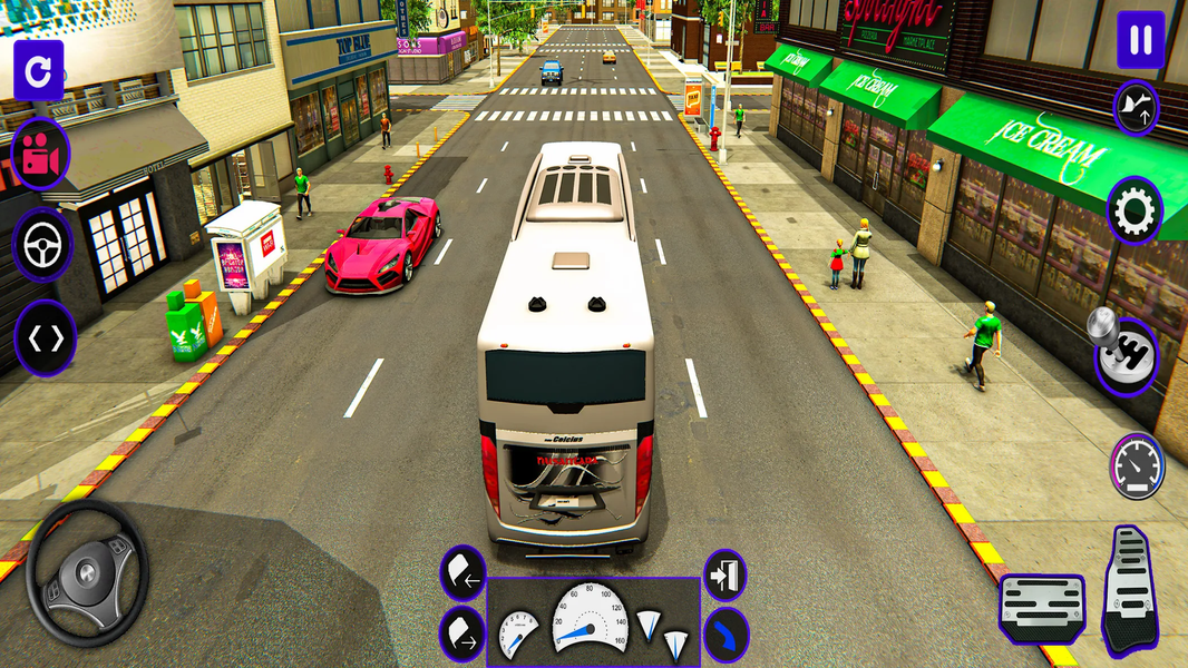 City Coach Bus Simulator 3D - عکس بازی موبایلی اندروید