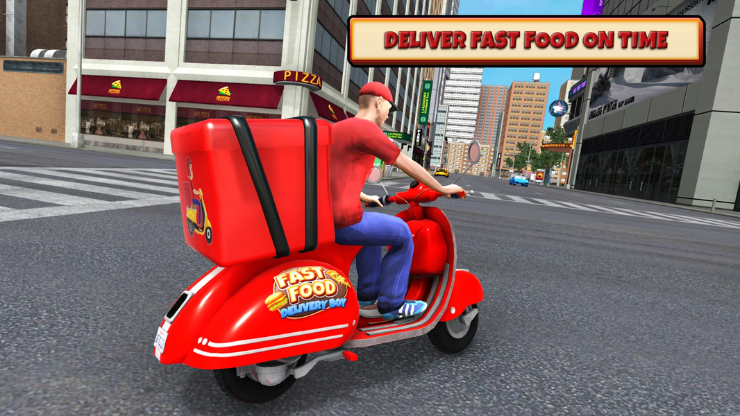 Fast Food Delivery Bike Game - عکس بازی موبایلی اندروید