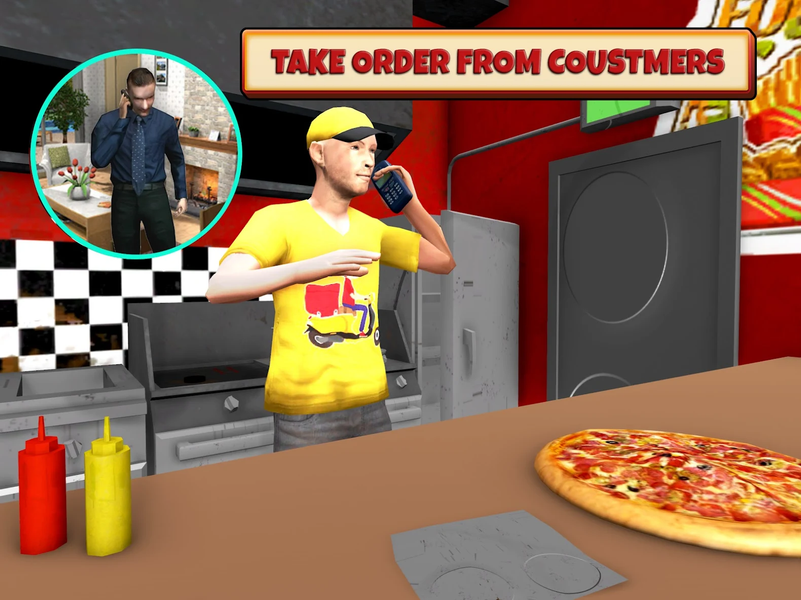 Fast Food Delivery Bike Game - عکس بازی موبایلی اندروید