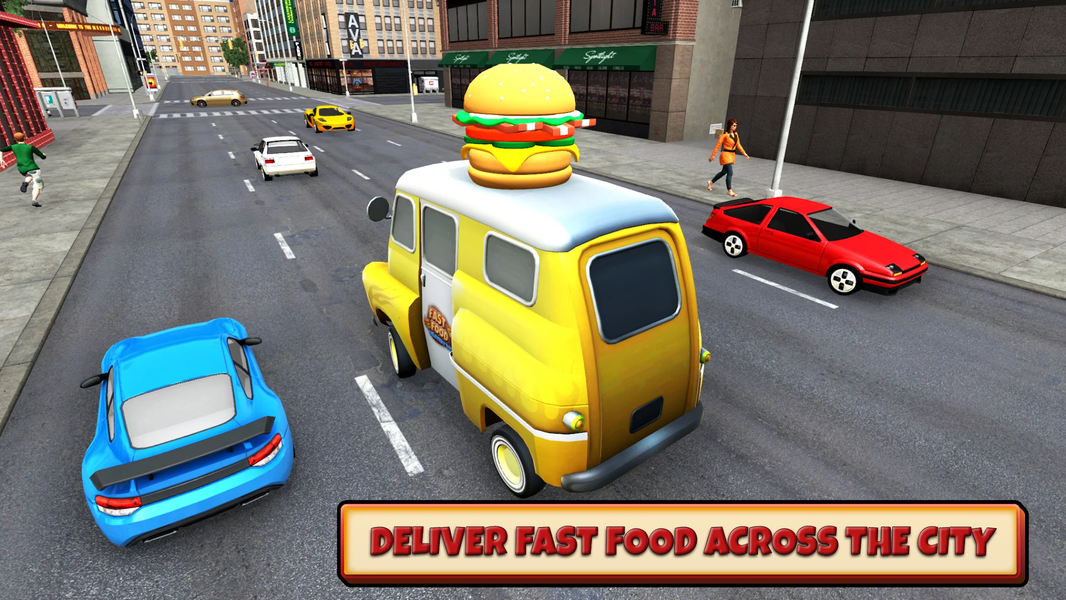 Fast Food Delivery Bike Game - عکس بازی موبایلی اندروید